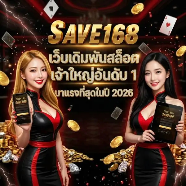 SAVE168 เว็บเดิมพันสล็อตเจ้าใหญ่อันดับ 1 มาแรงที่สุดในปี 2026 ระบบเสถียร เล่นง่าย หมดกังวลไร้บัญบุคคนที่สาม ทีมงานมืออาชีพ อัตราจ่ายสูงที่สุดในวงการ